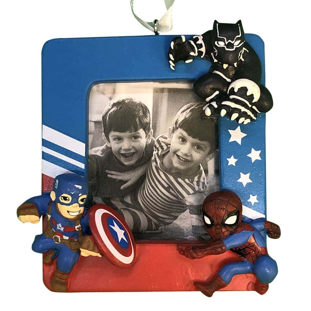 Marvel Superhero Photo Frame Personalized Ornament